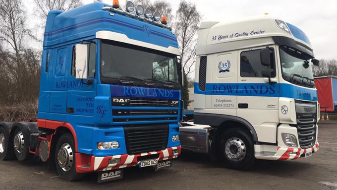 Rowlands Transport Lorries